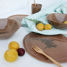 Cargar imagen en el visor de la galería, Plato Postre - Vajilla Lunares